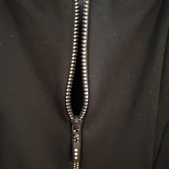 Guess Black mini dress with Rhinestone Zipper - Picture 3 of 4